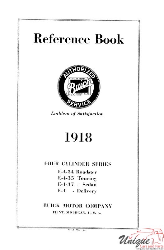 1918 Buick Reference Book Page 24